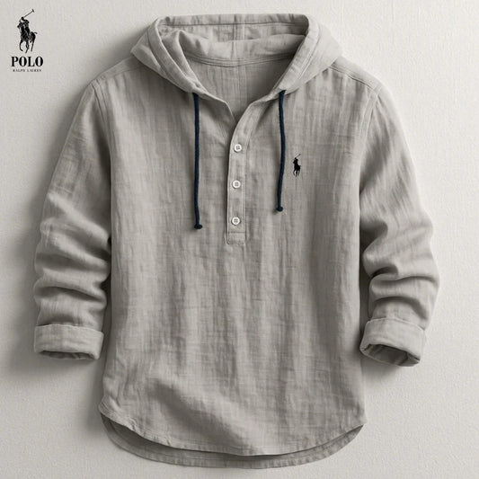 Premium Linen Hooded Shirt