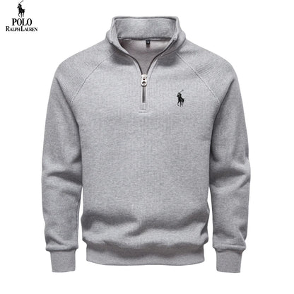 Premium Thermal Cotton Zip Sweater