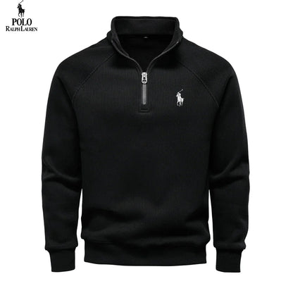 Premium Thermal Cotton Zip Sweater