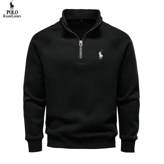 Premium Thermal Cotton Zip Sweater