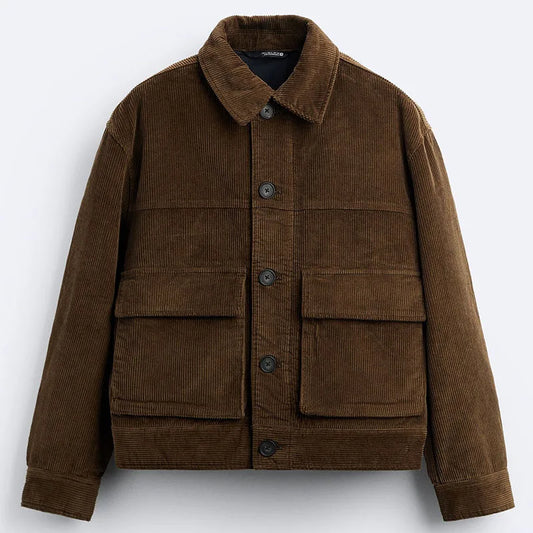 LUXO VINTAGE CORDUROY UTILITY JACKET